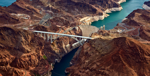 Hoover Dam Bridge by TY Lin